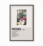 Plakat A4 z ramką LED ZEPPELIN "PRESENCE" 21x29,7cm