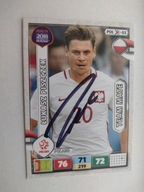 Karta panini autograf Polska Road to Russia 2018 Łukasz Piszczek