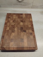 Profesjonalna deska do krojenia sztorcowa z rowkiem