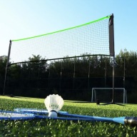 Siatka do Siatkówki Badmintona Tenisa Regulowana 3w1 Mobilna Przenośna