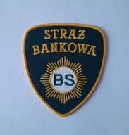 emblemat - naszywka - STRAŻ BANKOWA