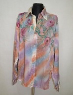 INDIA JEDWABNA ORYGINALNA 100% SILK JEDWAB Z JEDWABIU KORALIKI OMBRE