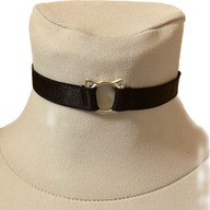 Rock choker KOT Naszyjnik alternative głowa uszy kot Obroża Rockgirl