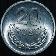 20 groszy 1969 - menniczy egzemplarz