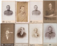 FOTOGRAFIE KARTONIKI -ATELIER FOTOGRAFICZNE -8 sztuk