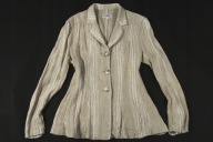 6 IVAN GRUNDAHL Miękki Żakiet Len Struktura Worka S