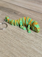 Breloczek Kameleona 3d - Brelok Druk3d fidget Keychain mixGadzet