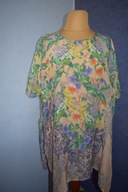 Johnny Was Sukienka z materiału zbliźonego do jedwabiu letnia plaźowa_50