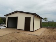 GARAŻ/BLASZAK/OCIEPLANY z płyty warstwowej 35m2