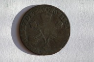 Francja Ludwik XIV 6 deniers denarów 1710-1712 N