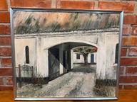 Obraz olejny na płótnie, 1980 rok, antyk