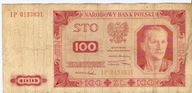 100 Złotych 1948 seria IP - Rzeczpospolita Polska ( 1944-1952 )