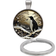 Brelok do kluczy/ka - Pingwin - ozdobna zawieszka, plecak, portfel