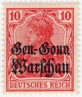 Fi ON 10 c**, Okupacja Niemiecka, Gen.-Gouv./Warschau, gwar. Walocha