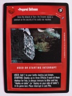 Prepared Defenses STAR WARS CCG