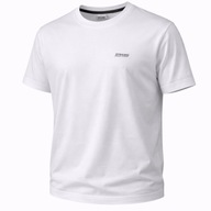 Biały t-shirt bawełniany męski plus size duży DYNAMIC 3XL 120 cm