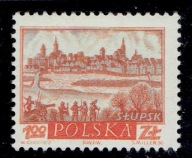 HISTORYCZNE MIASTA POLSKI I Fi 1052 ** Mk Gw NIESPASOWANIE BARW PRZESUNIĘCI