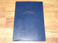 Teczka Dziennik do podpisu BARBARA A4 granatowy 10 kart, twarda oprawa !