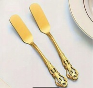 Zestaw noży do masła i sera ze stali nierdzewnej,