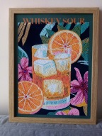 Kolorowe drinki nr2 - Haft Diamentowy