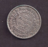 Maroko - srebro - 100 Frank 1953 rok