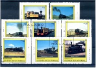 A52338)Kolejnictwo: Aequatorialguinea 8 Werte gest.