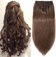 Przedłużanie włosów metodą clip-in, podwójne osnowy, 150 g , Sego ,150 g