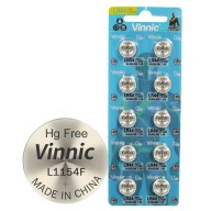 Vinnic Baterie alkaliczne G13 LR44/L1154/ Blister 10 szt