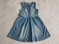 Cool Club niebieska sukienka w kokardki jak nowa roz 128