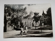 PACZKÓW - planty i mury obronne - pocztówka z 1968 r