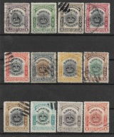 Labuan 2x, 3dobra pieczęć C48 korona sztuka 76,5funta seria