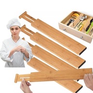 4X ORGANIZER DO SZUFLADY SZAFY PRZEGRÓDKA SEPARATOR PODZIAŁKA REGULOWANY