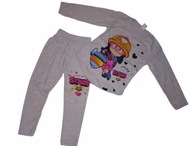 KOMPLET DZIEWCZĘCY BLUZKA LEGGINSY R.116,122