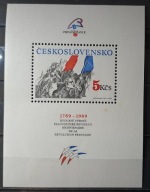 Czechosłowacja Mi 3005 blok 93 ** ( 1989 )