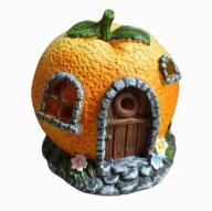 DOMEK WRÓŻEK MAGICZNY DOMEK POMARACZA SOLARNA DOMEK SKRZATÓW OGRODOWY