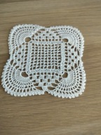 Serwetka serwetki obrus okrągłe cacko szydełkowe rękodzieło 10cm