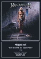 Plakat A3 - Megadeth Countdown To Extintion 1992