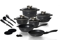 Zestaw garnków Zilner ZESTAW GARNKÓW aluminiowe 17 el.