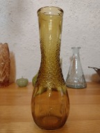 Wazon szkło HS Prądniczanka bursztynowy 25,5cm