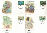 02-FDC-KP40-Grenada, WWF 1984-Ryby oceaniczne