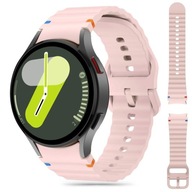 Pasek silikonowy do Samsung Galaxy Watch 7/FE/6/5/4/Pro/Classic- Różowy