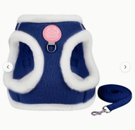 SMYCZ DLA KOTA SMYCZKA sztruks sztruksowa spacer puchata miękka na spacer