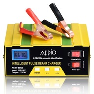 Appio 12V/24V Prostownik Samochodowy 10A LCD Naprawa Akumulatora