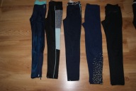 5 x legginsy klasyczne zimowe sportowe 146-152 na 10-12 lat