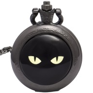 Zegarek, Naszyjnik, Wisiorek - Oczy Kota nr.760