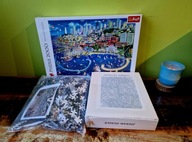 PUZZLE TREFL 2000 + ZESTAWY DLA MISTRZÓW CIERPLIWOŚCI – ZESTAW VI
