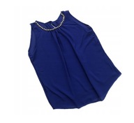 BLUZKA MGIEŁKA GRANATOWA R.38__