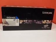 Toner Lexmark 15G042C cyan C752,762 Oryginał