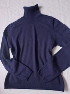 Trotter&Deane luksusowy sweterek z golfem ze 100% kaszmiru