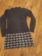 SUPER SUKIENKA SUKIENECZKA TUNIKA SWETERKOWA 36